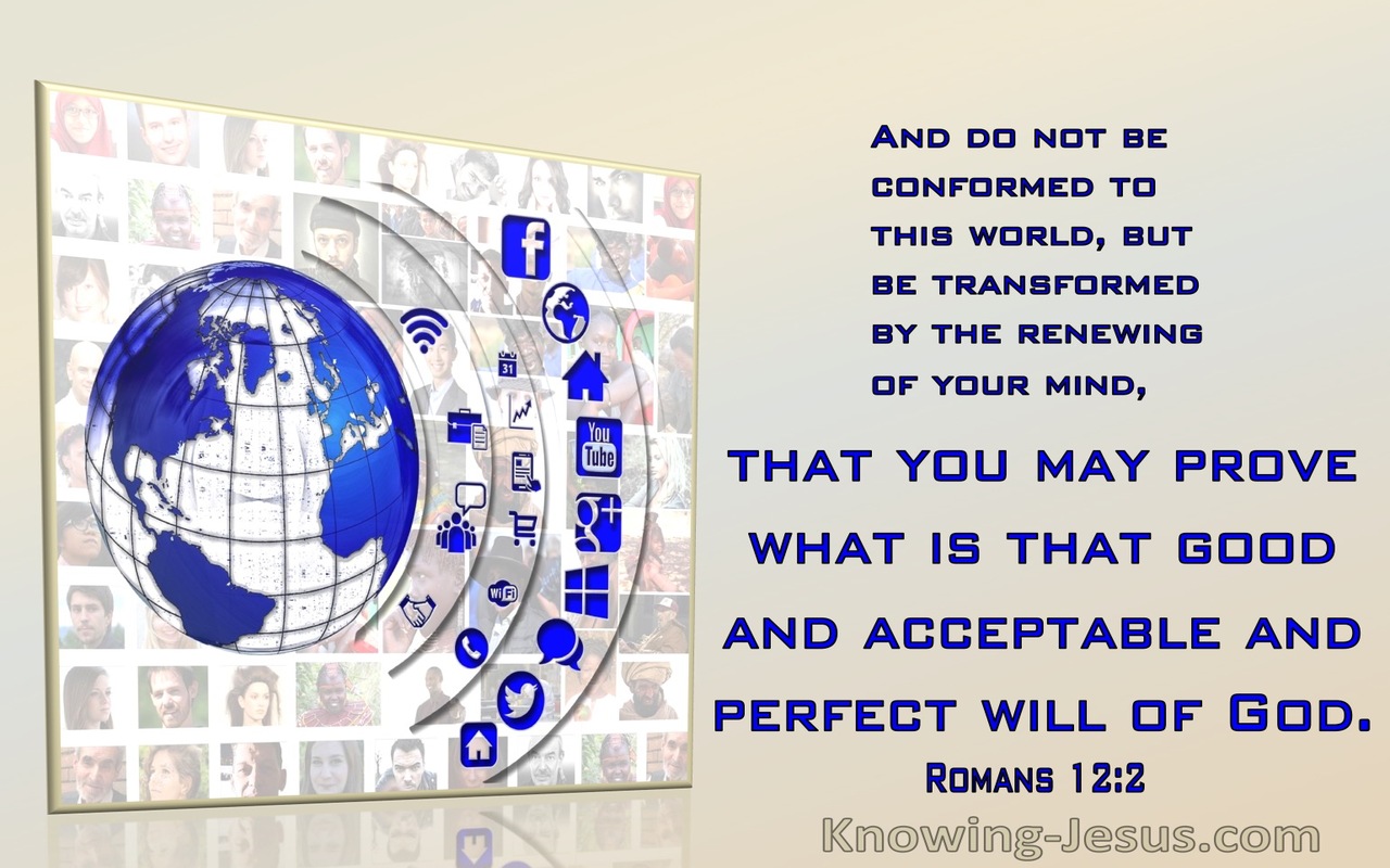 Romans 12:2 Prove What Is Good And Acceptable WIll Of God (beige)